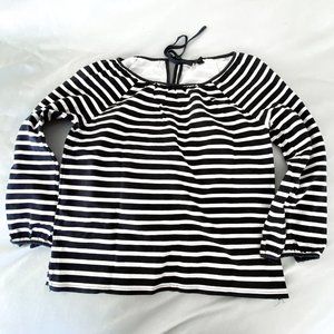 J. Crew Striped Nautical Boatneck Shirt